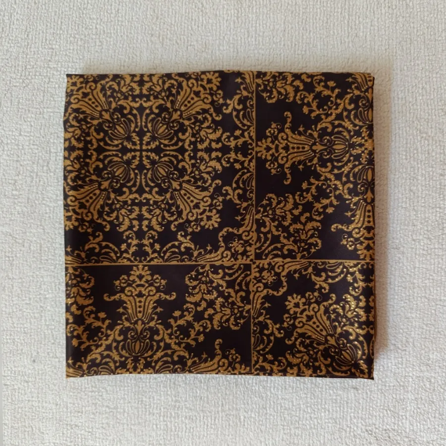 روسری ساتن قهوه ای