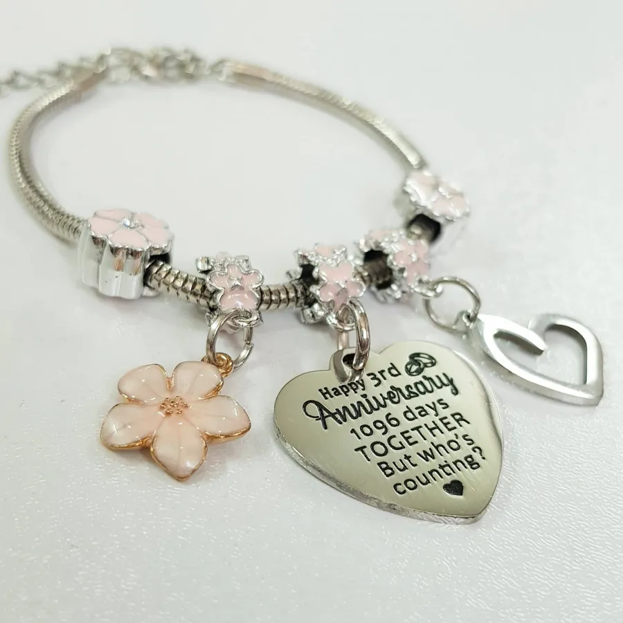 دستبند پاندورا آویز استیل