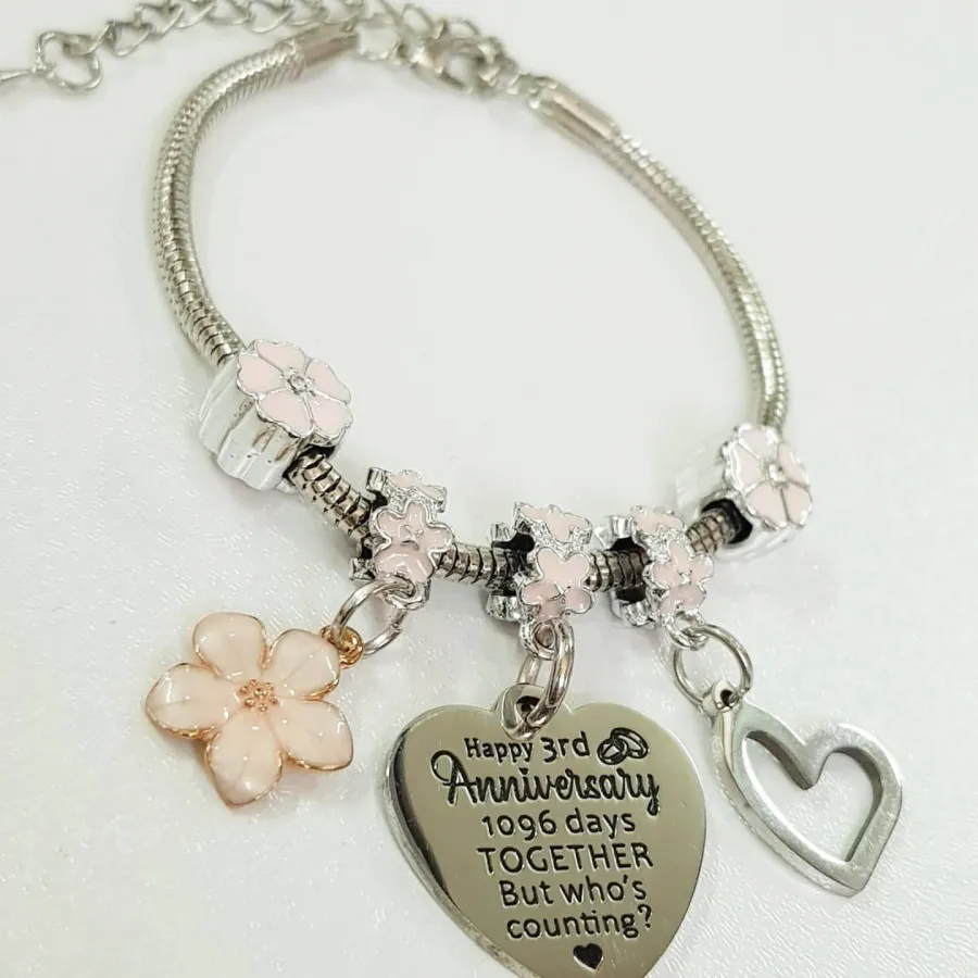 دستبند پاندورا آویز استیل