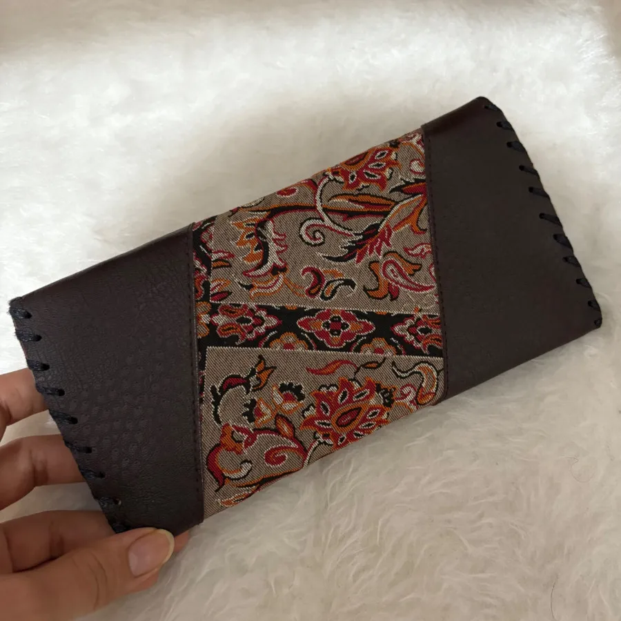 کیف پولی زنانه کار دست