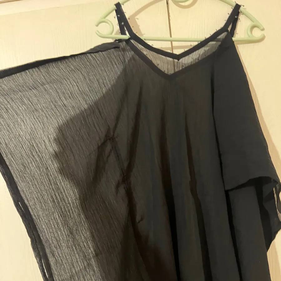 پیراهن حریر مشکی