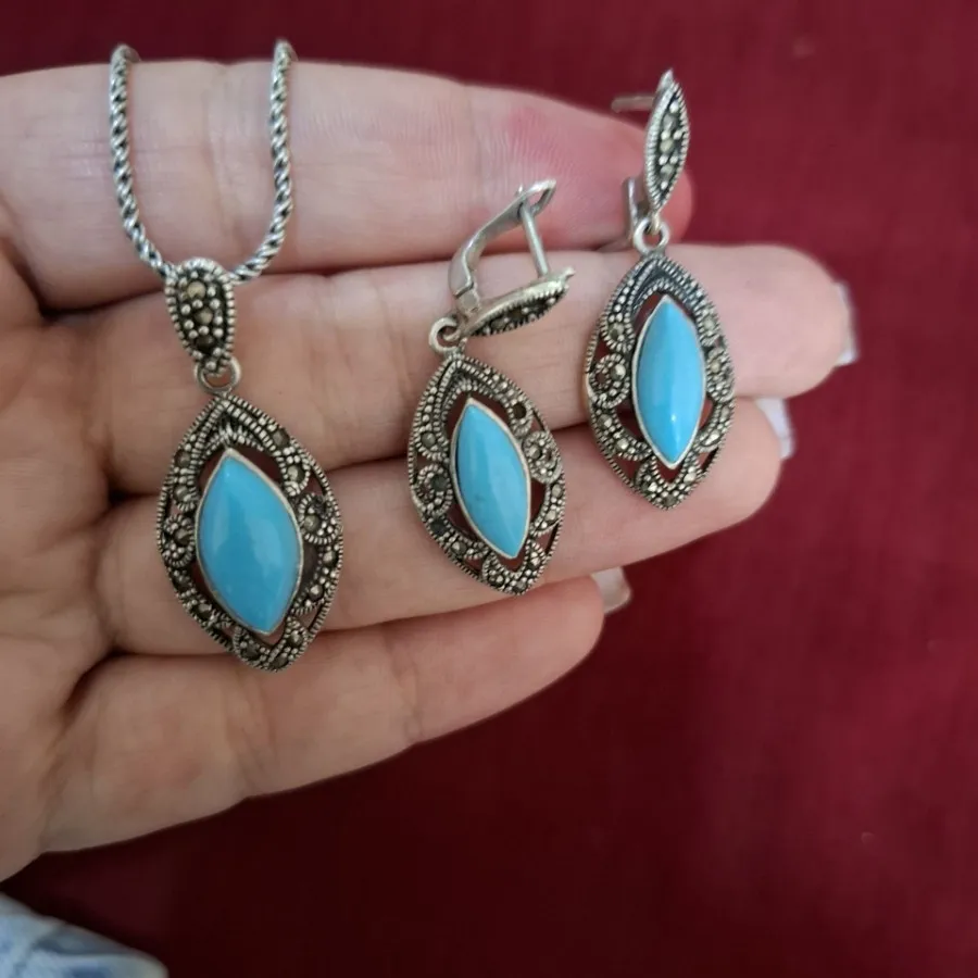 نیم ست نقره