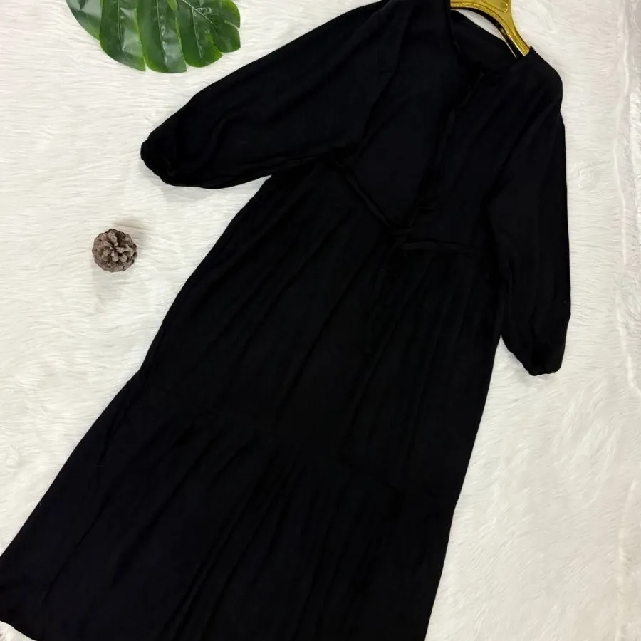 پیراهن بلند نخی