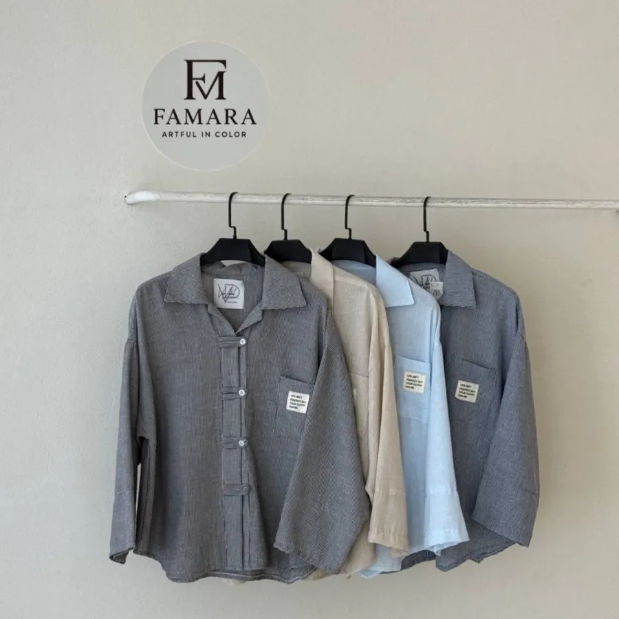 شومیز دخترانه راه راه