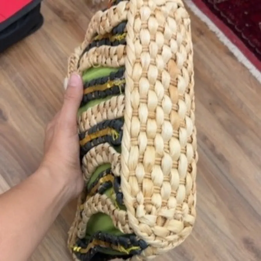 کیف حصیری ساحلی زیبا