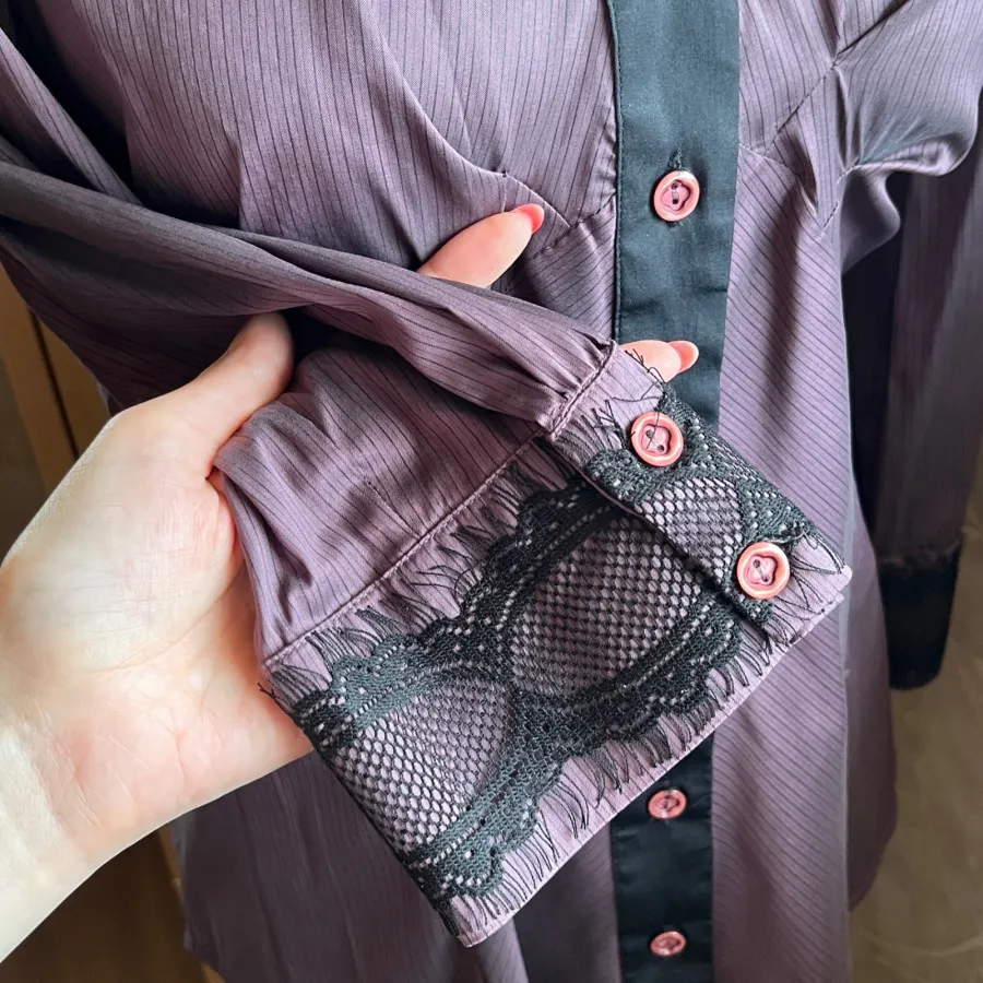 شومیز بادمجونی