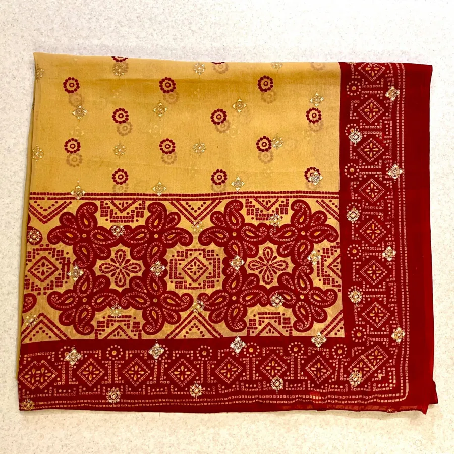 شال حریر هندی آکبند