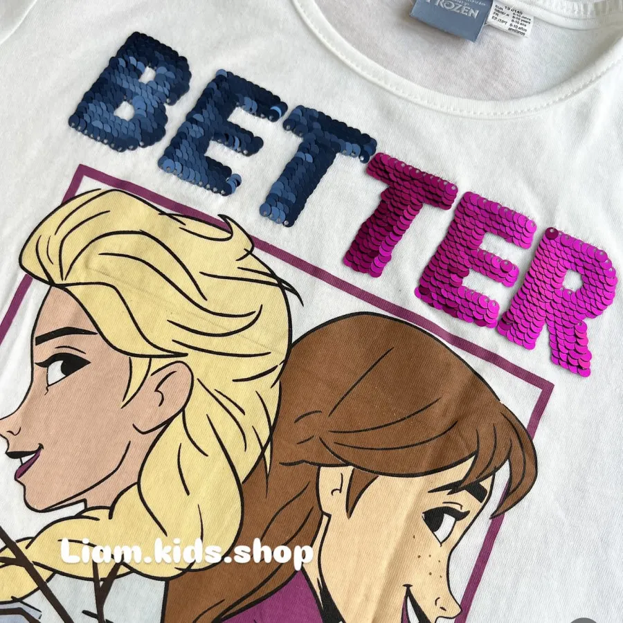 تیشرت پولک برگردان فروزن