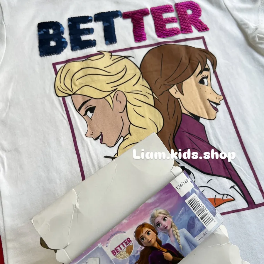 تیشرت پولک برگردان فروزن