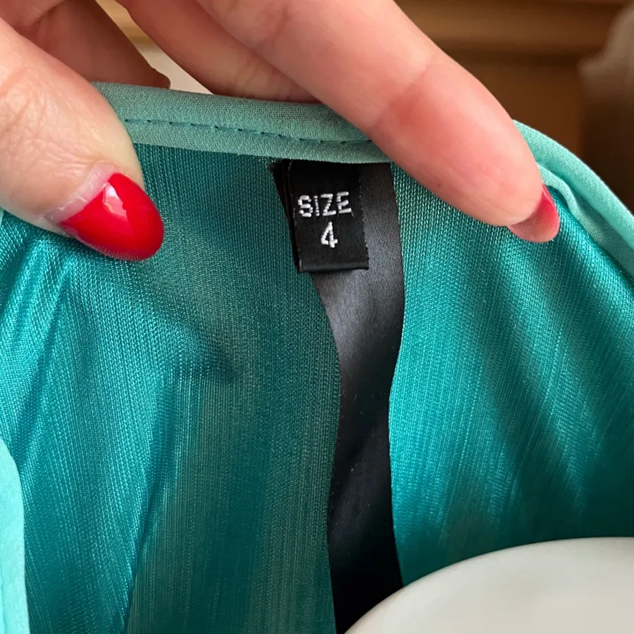 شومیز آبی فیروزه‌ای