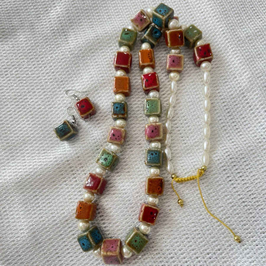 ست گردنبند سرامیکی ترک