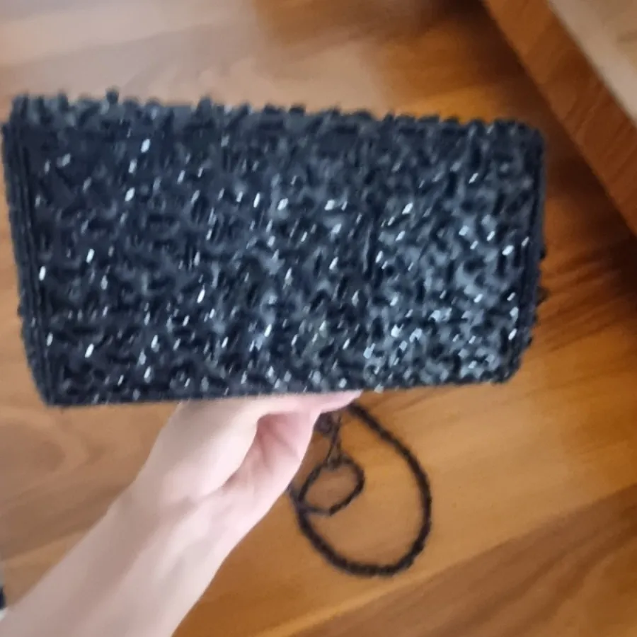 کیف مشکی ملیله دوزی