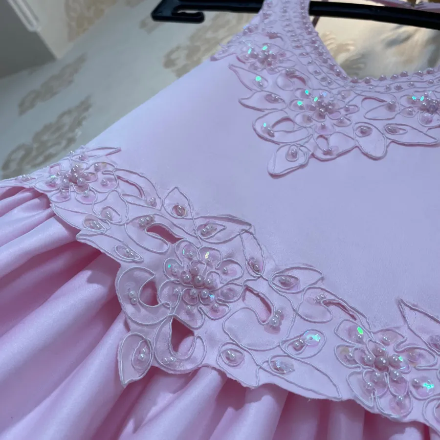 پیرهن مجلسی دخترانه ساتن