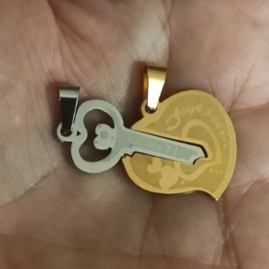 گردنبند کاپلی عشق کپی طلا