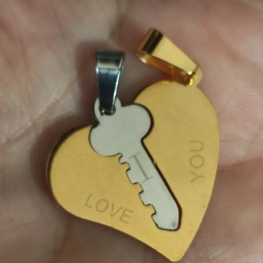 گردنبند کاپلی عشق کپی طلا