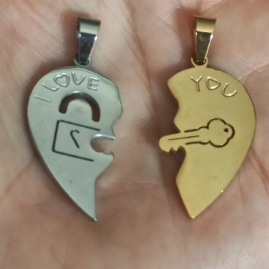 گردنبند کاپلی عشق کپی طلا