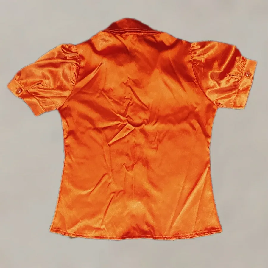 شومیز آستین کوتاه ساتن