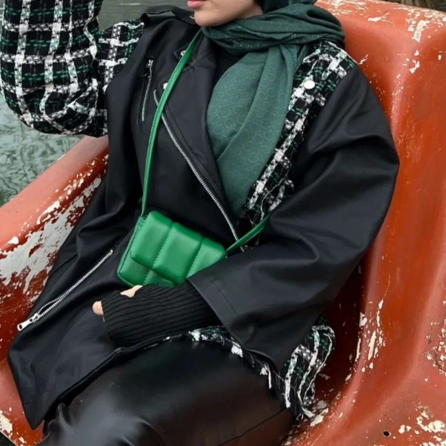 پالتو چرم و شانل