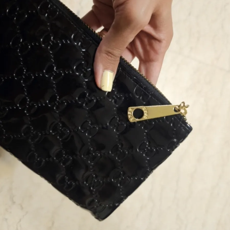 کیف پول ورنی مشکی