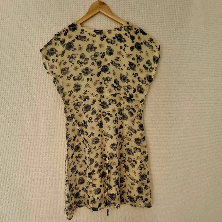 پیراهن حریر گلدار