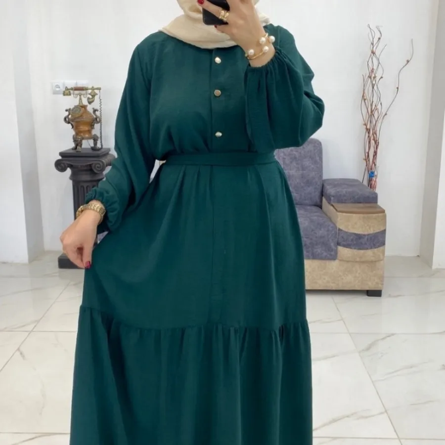 پیراهن مانتویی ساحلی