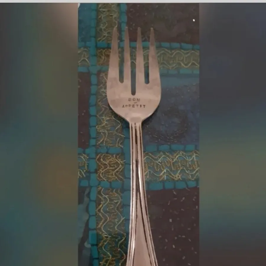 چنگال سیاه قلم استیل