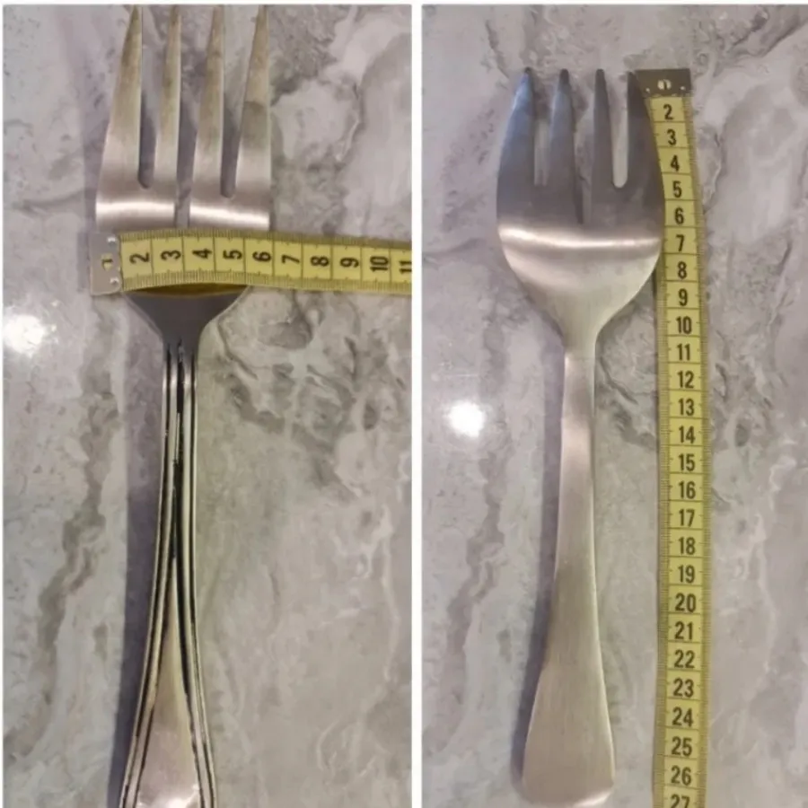 چنگال سیاه قلم استیل