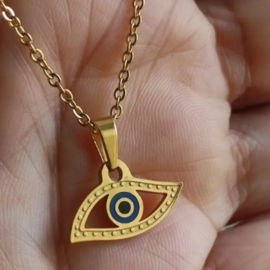گردنبند چشم ونظر کپی طلا