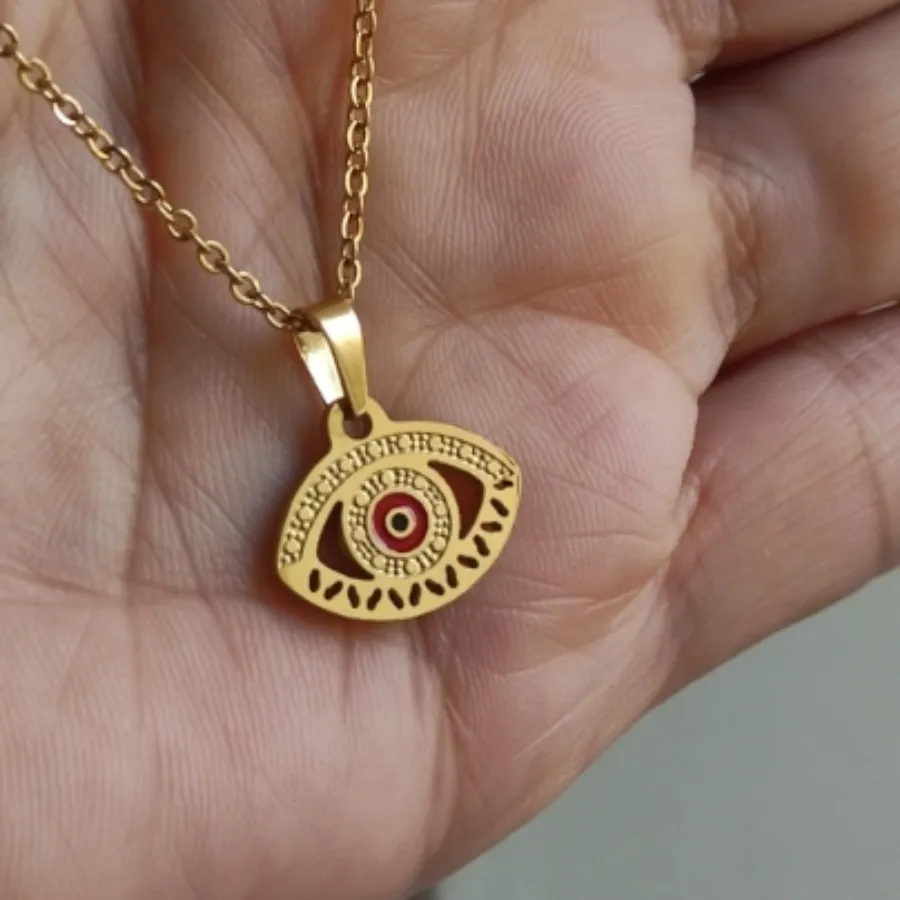 گردنبند چشم ونظر کپی طلا