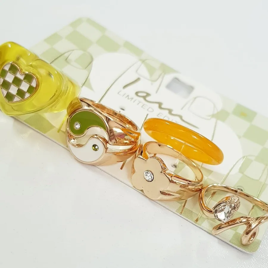 پک پنج عددی انگشتر طلایی