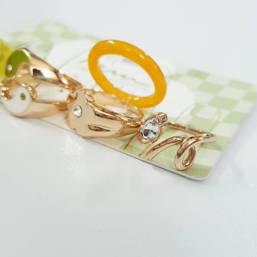 پک پنج عددی انگشتر طلایی