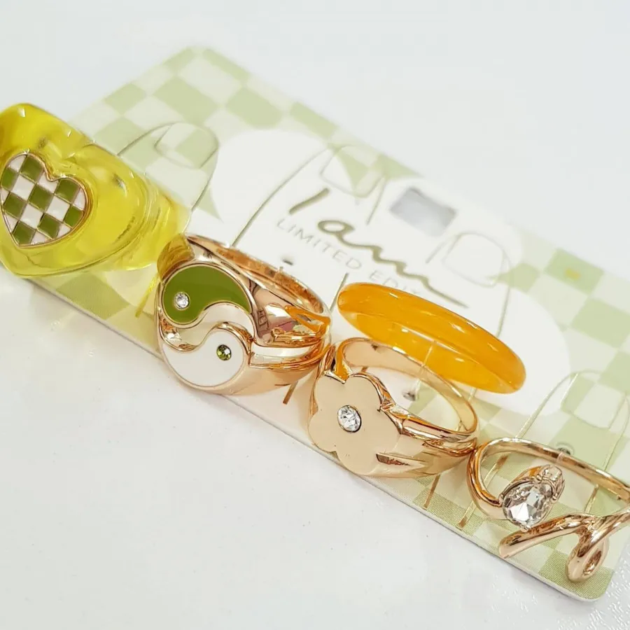 پک پنج عددی انگشتر طلایی