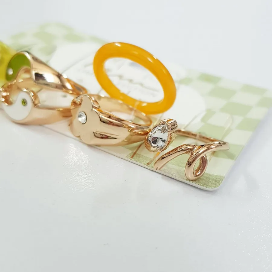 پک پنج عددی انگشتر طلایی