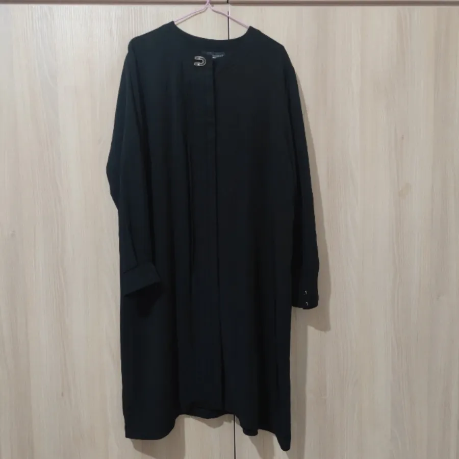 مانتو مشکی سایز بزرگ