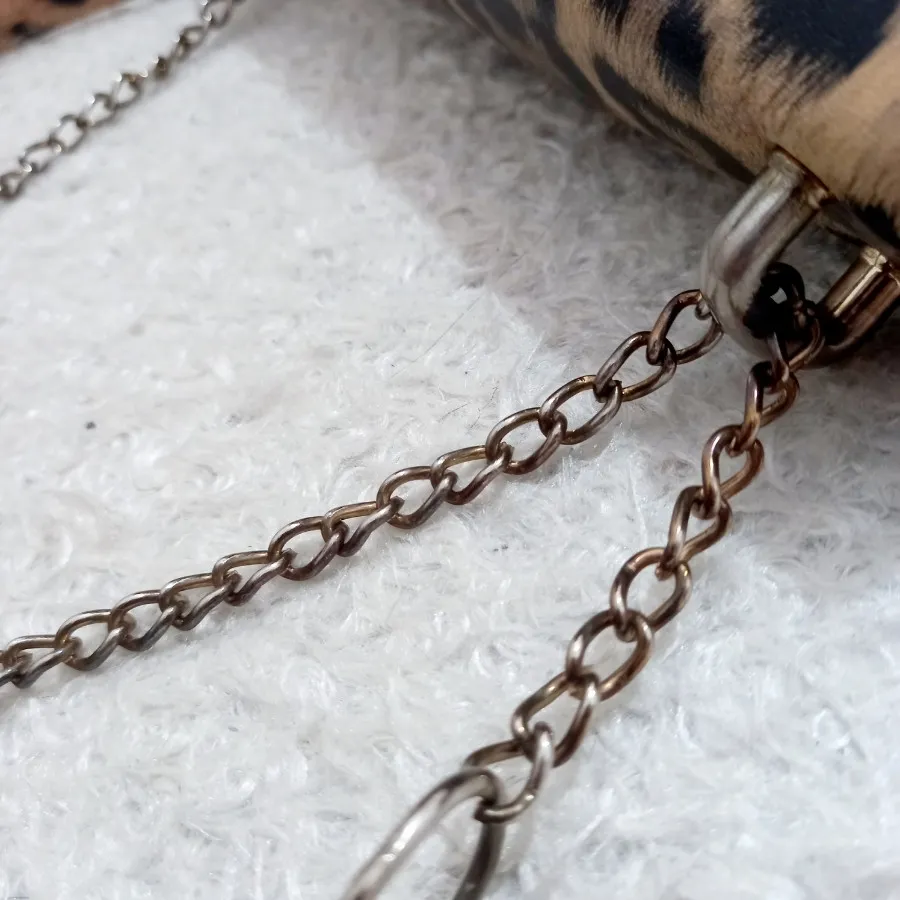 کیف شیک پلنگی چرم