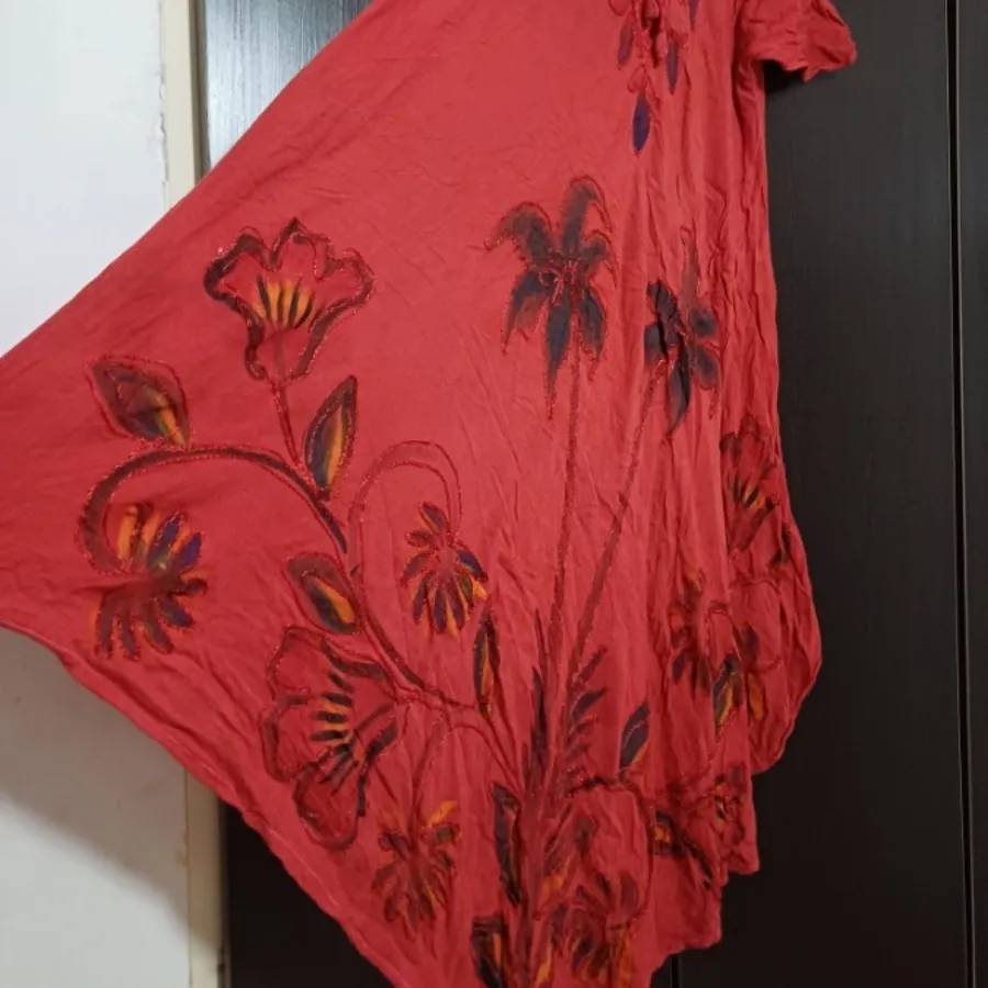 پیراهن ساحلی تمام نخ