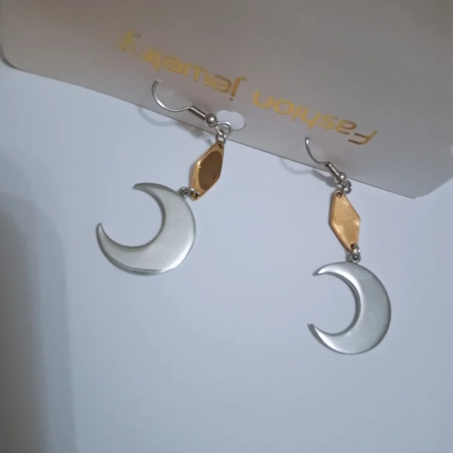 گوشواره استیل ماه