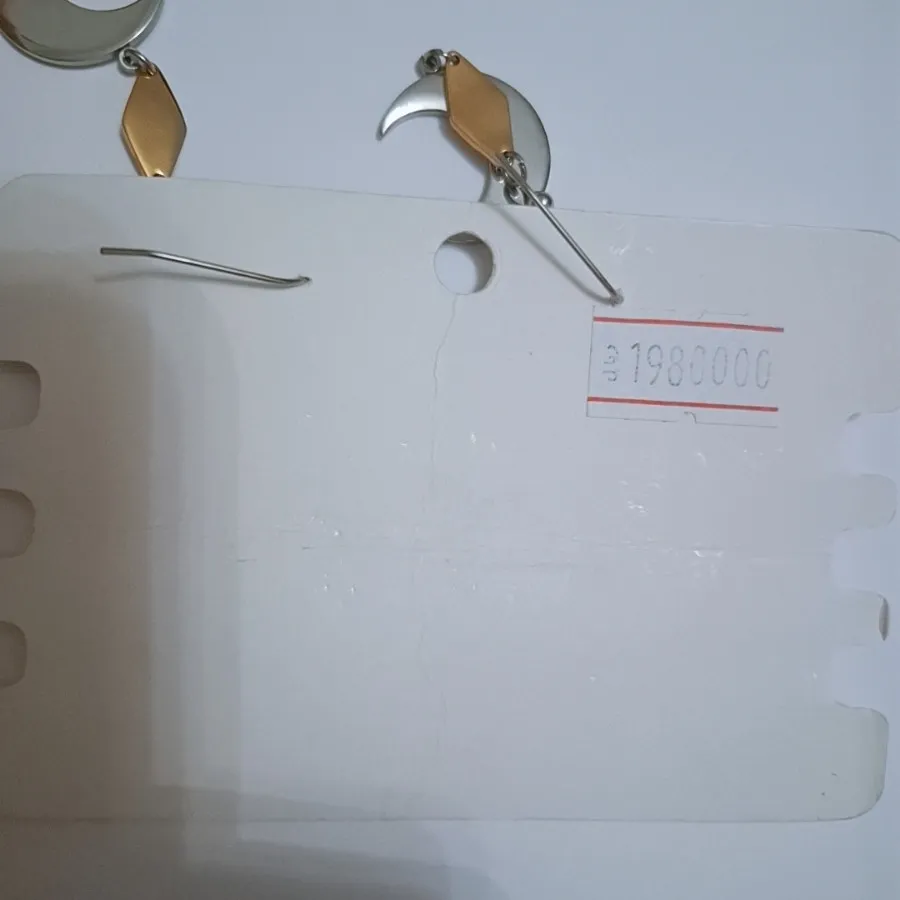 گوشواره استیل ماه