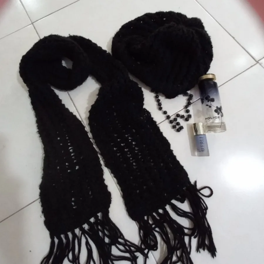 کلاه و شال گردن ست