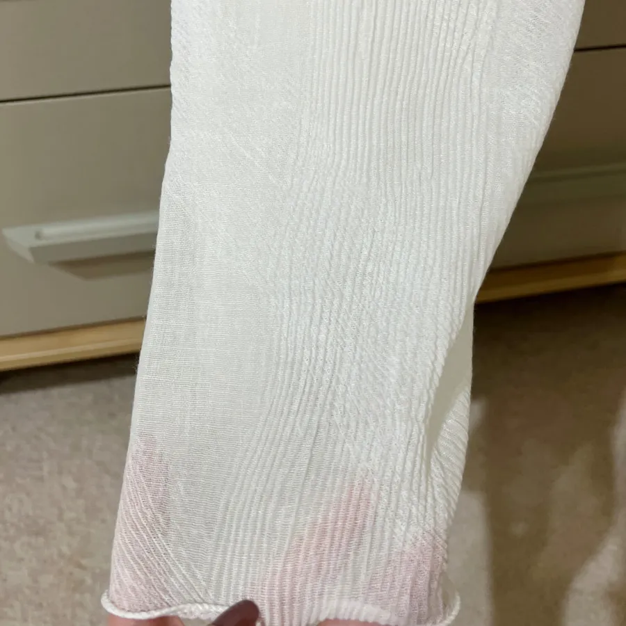 شال پلیسه لبه عروسکی