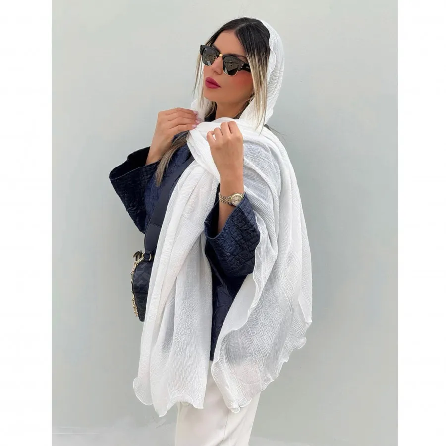 شال پلیسه لبه عروسکی