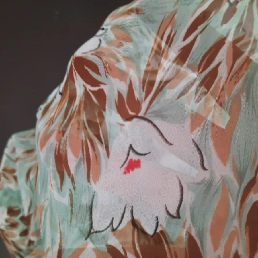 چادر دوخته شده حریر ژرژت