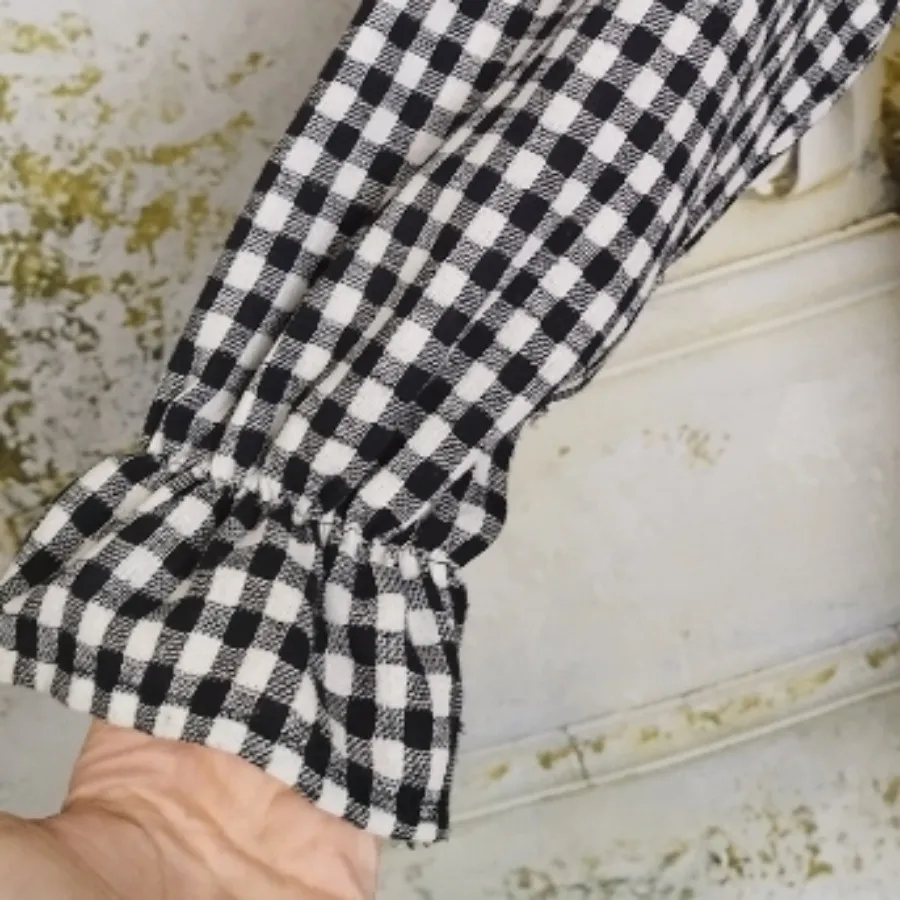 شومیز نخی چهارخونه خاص