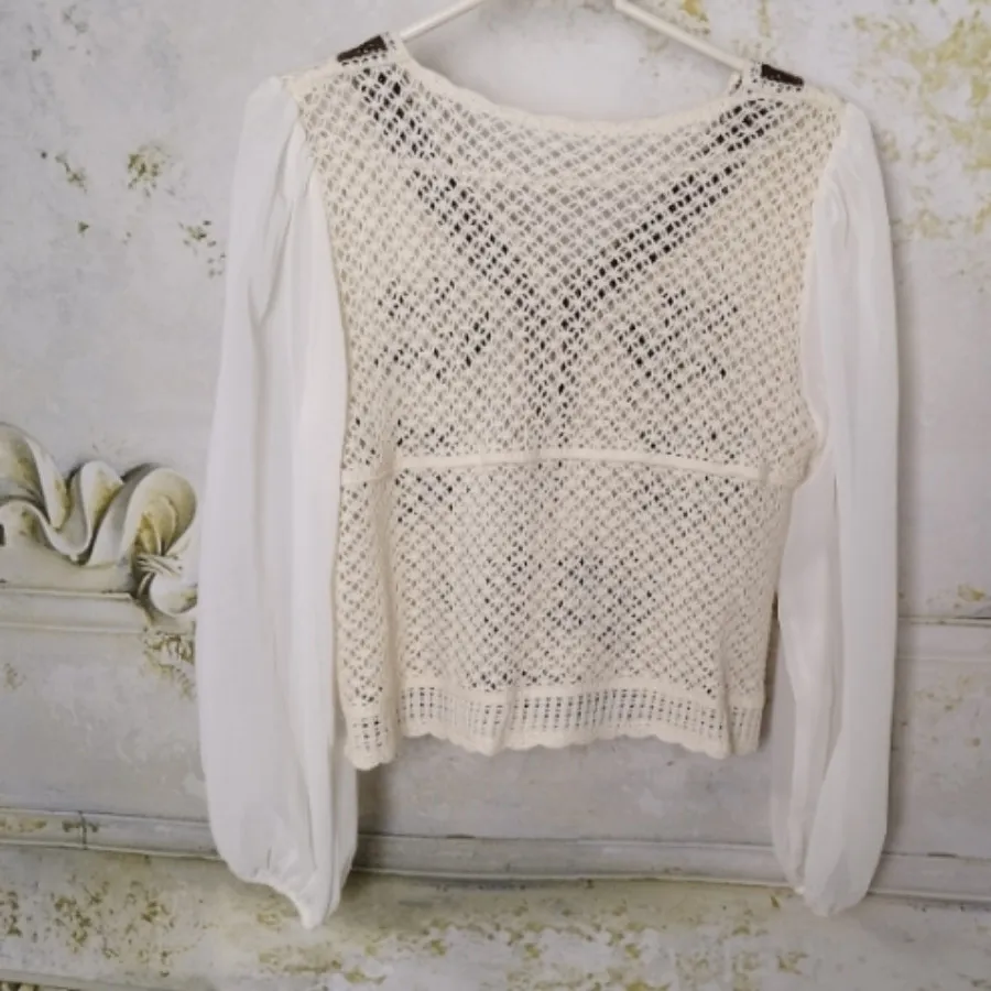 شومیز قلاب بافی