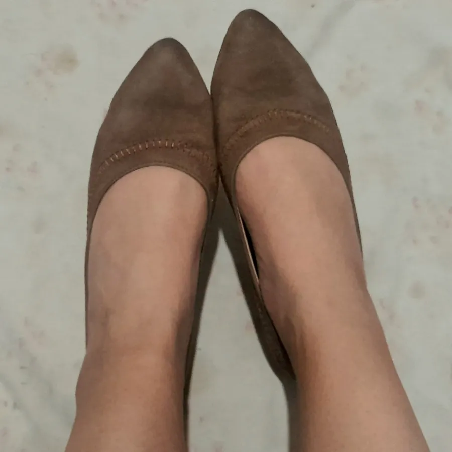 کفش عروسکی قهوه‌ای سوییت