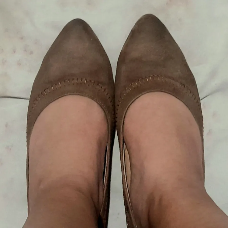 کفش عروسکی قهوه‌ای سوییت