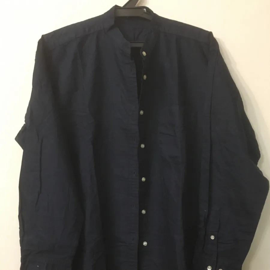 شومیز مانتویی سرمه ای