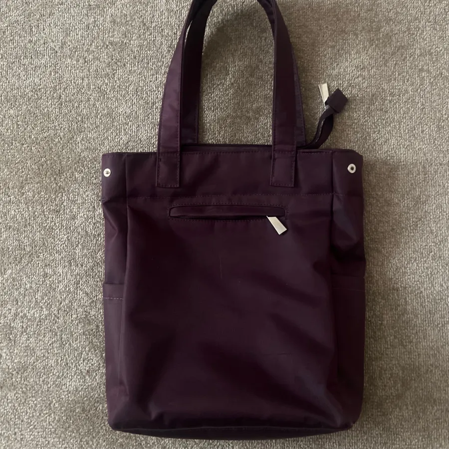 کیف جادار بادمجونی