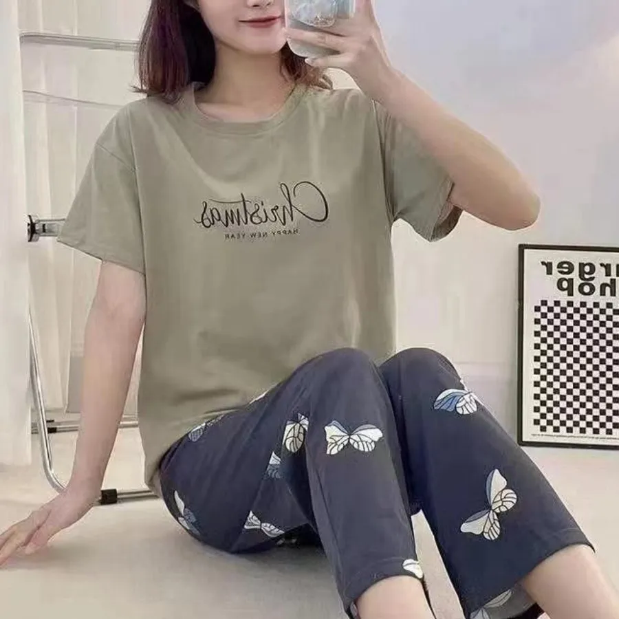 ست بلوز شلوار جنس نخ