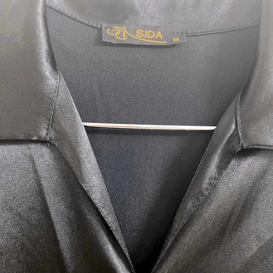 شومیز ساتن مشکی